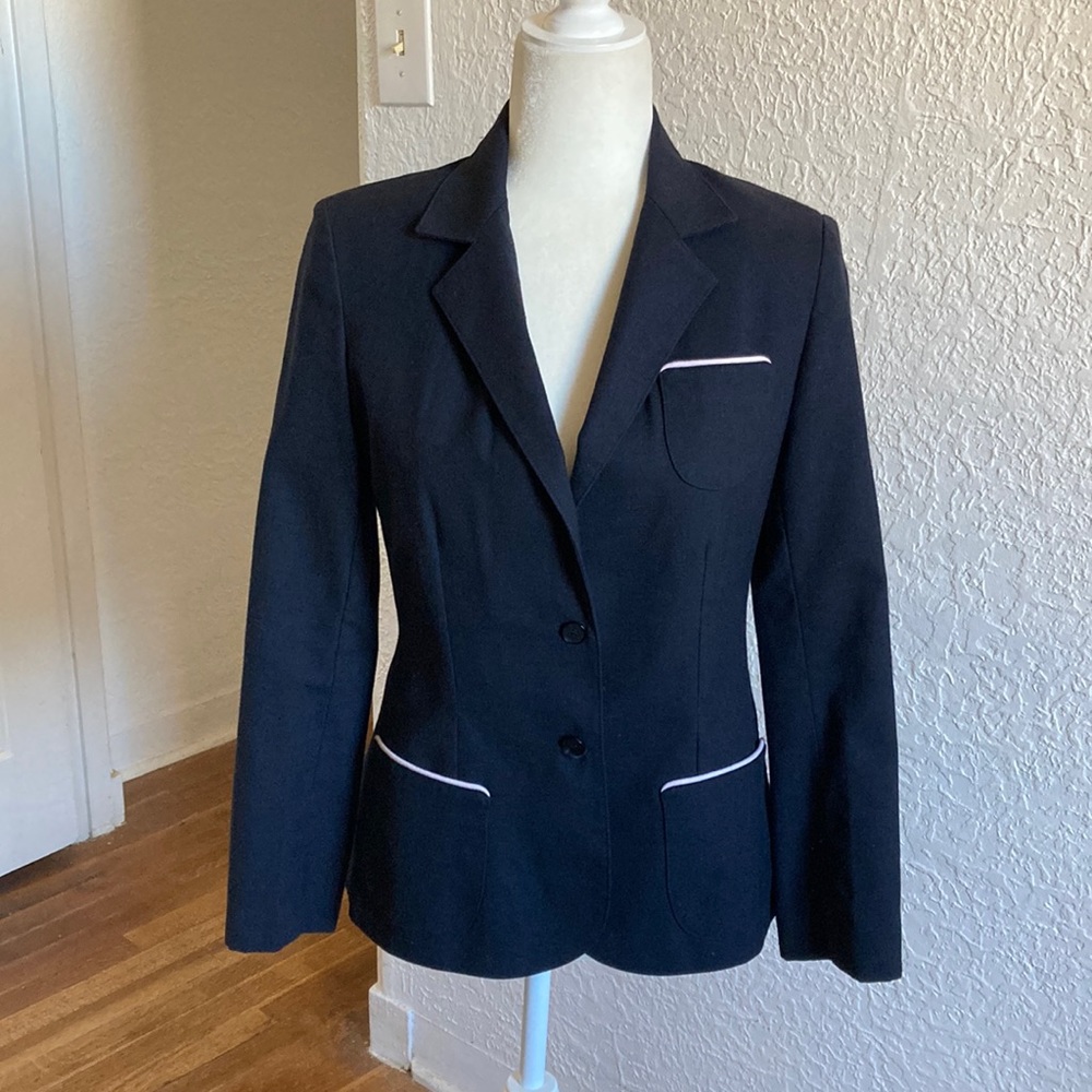 That’s Me USA Black 2 Button Blazer Jacket Fully Lined - Classic Juniors Size 9